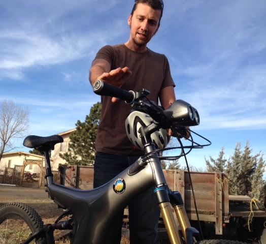 Testing the Optibike R-8, a $10,000 electric mountain bike.